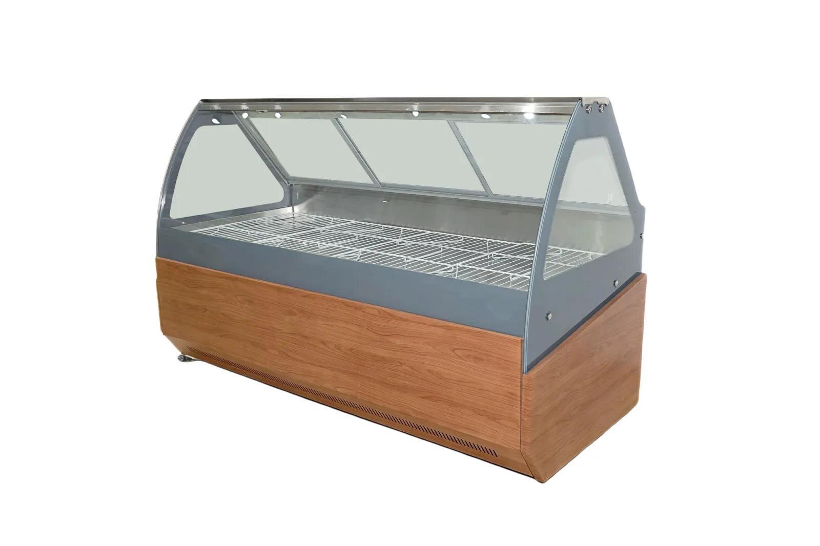 Angled Glass Dual-Zone Deli Counter