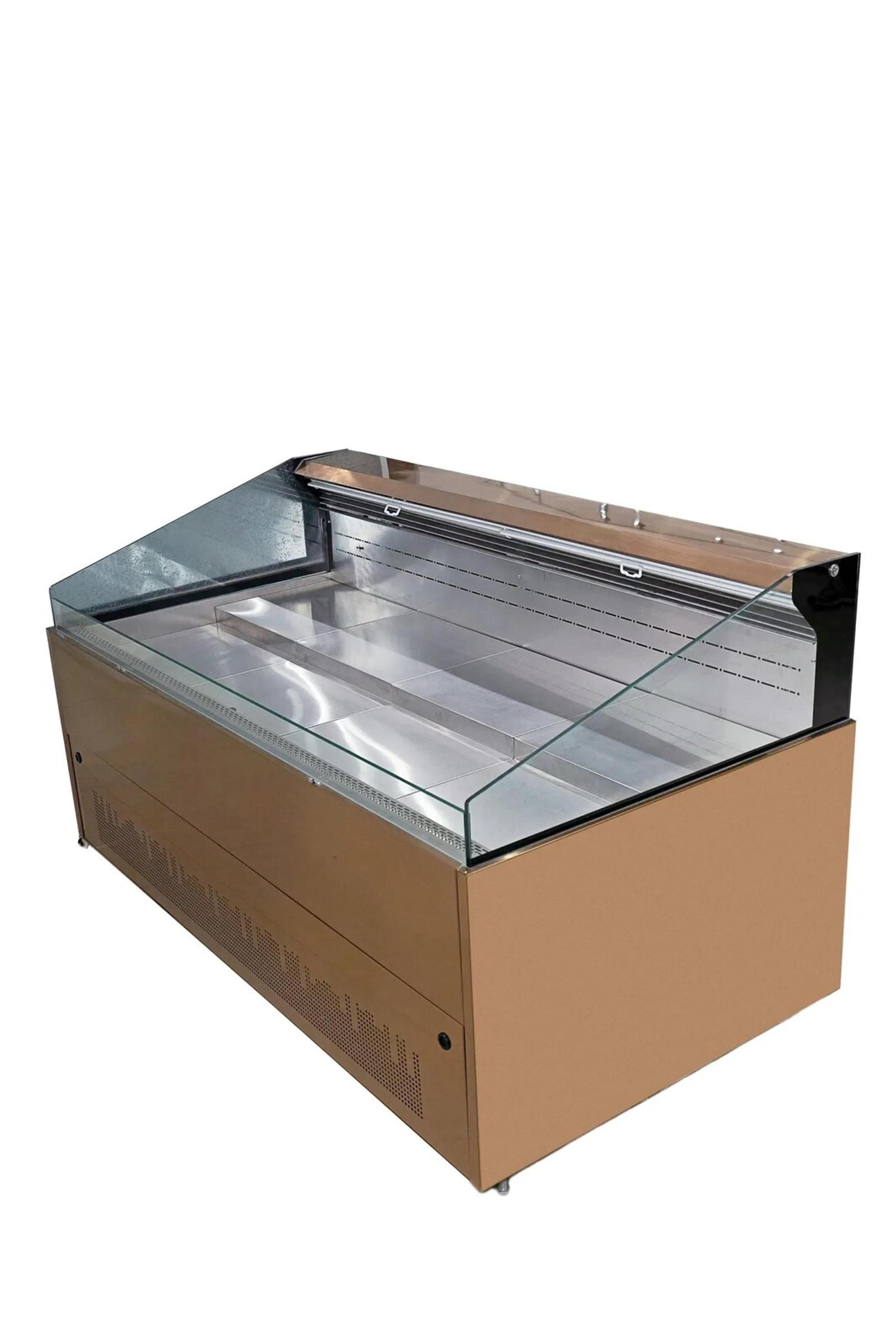 Titanium-Gold Tiered Deli Counter