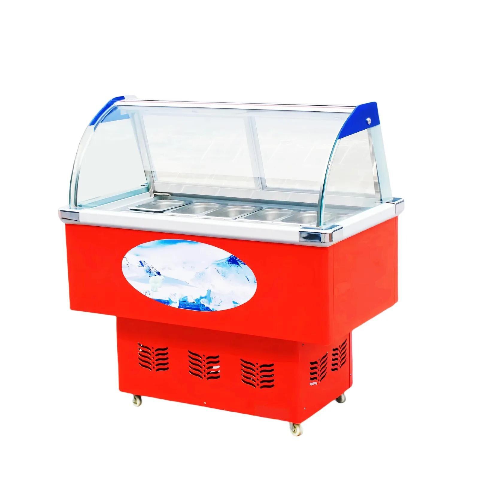 Dessert Topping Display Case with GN Pans