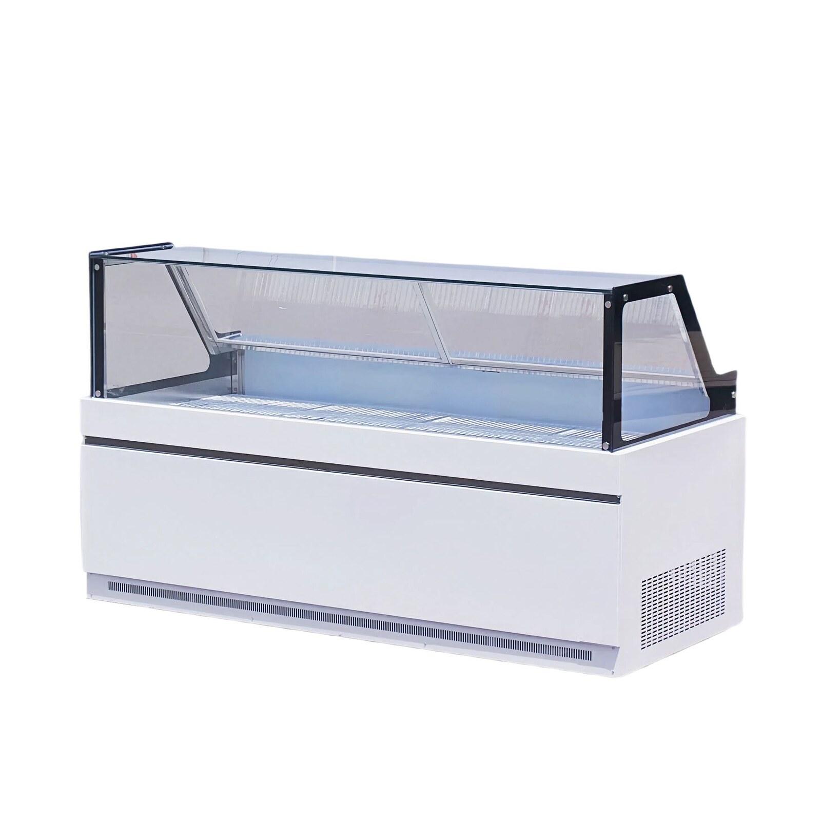Straight Glass Static Dual-Zone Deli Counter