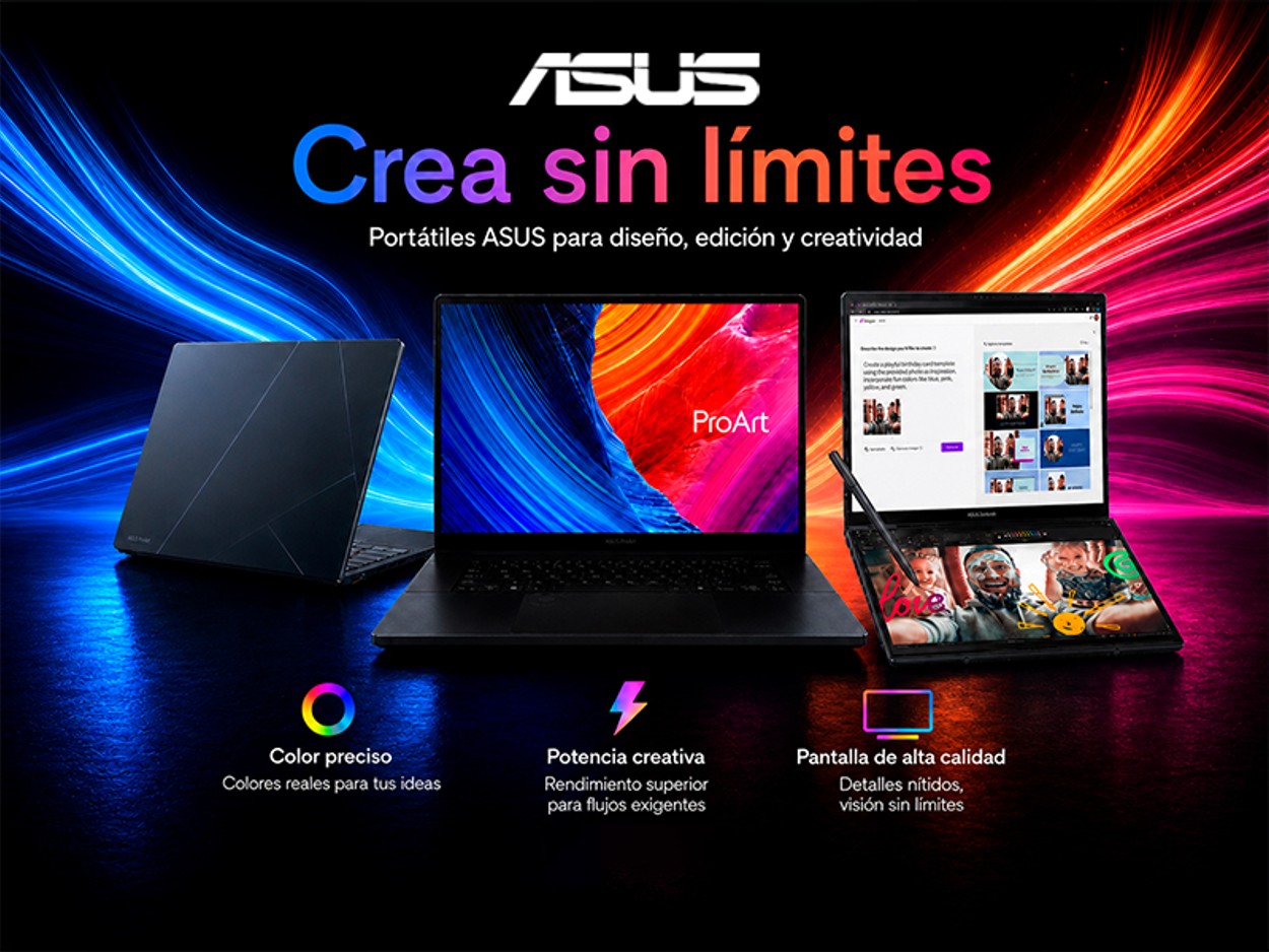 portatiles para creadores asus