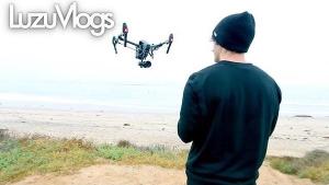 Uso de un dron para una serie del canal de Youtube, LuzuVlogs