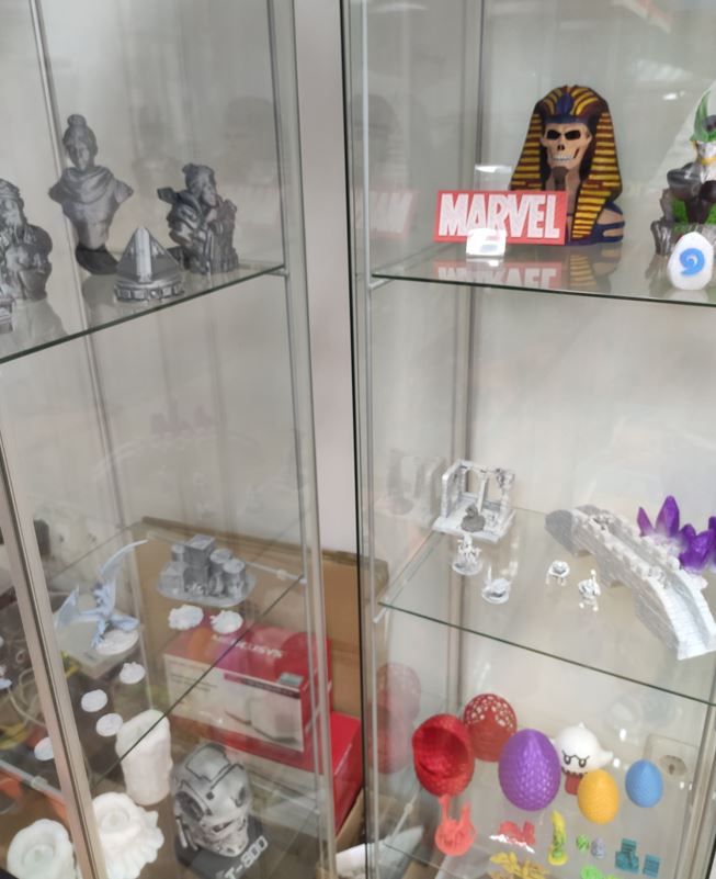 Figuras realizadas con impresoras 3D