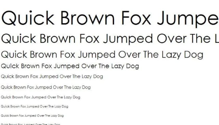 La Century Gothic es una fuente muy legible que gasta poca tinta La Century Gothic es una fuente muy legible que gasta poca tinta