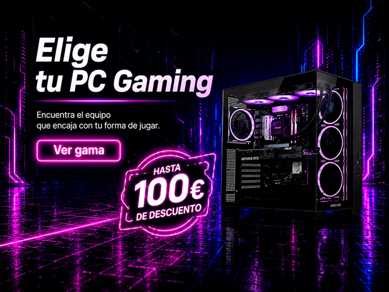 Ordenadores Gaming con hasta 100 € de descuento extra