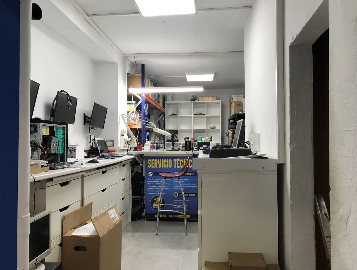 Parte dedicada a la reparación de ordenadores