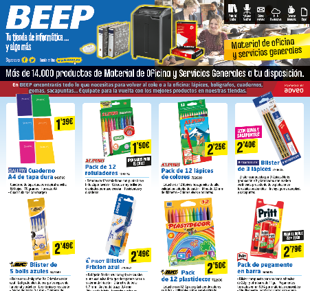 material escolar y de oficina