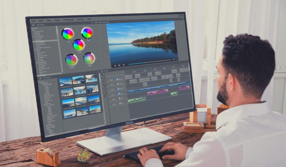 El monitor 4K es una buena herramienta para la edición de imagen y vídeo El monitor 4K es una buena herramienta para la edición de imagen y vídeo