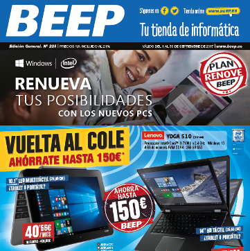 catálogo BEEP septiembre