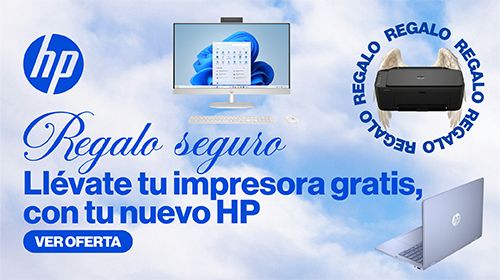 Impresora de regalo con la compra de tu ordenador HP