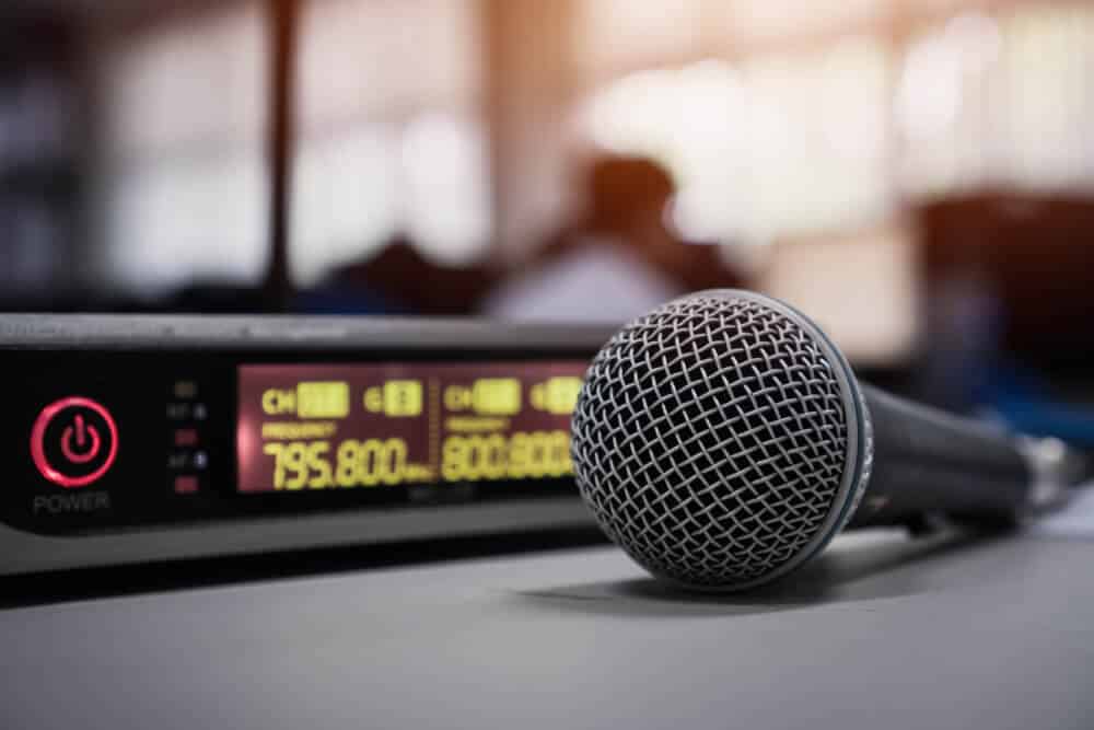 Un micrófono Un micrófono