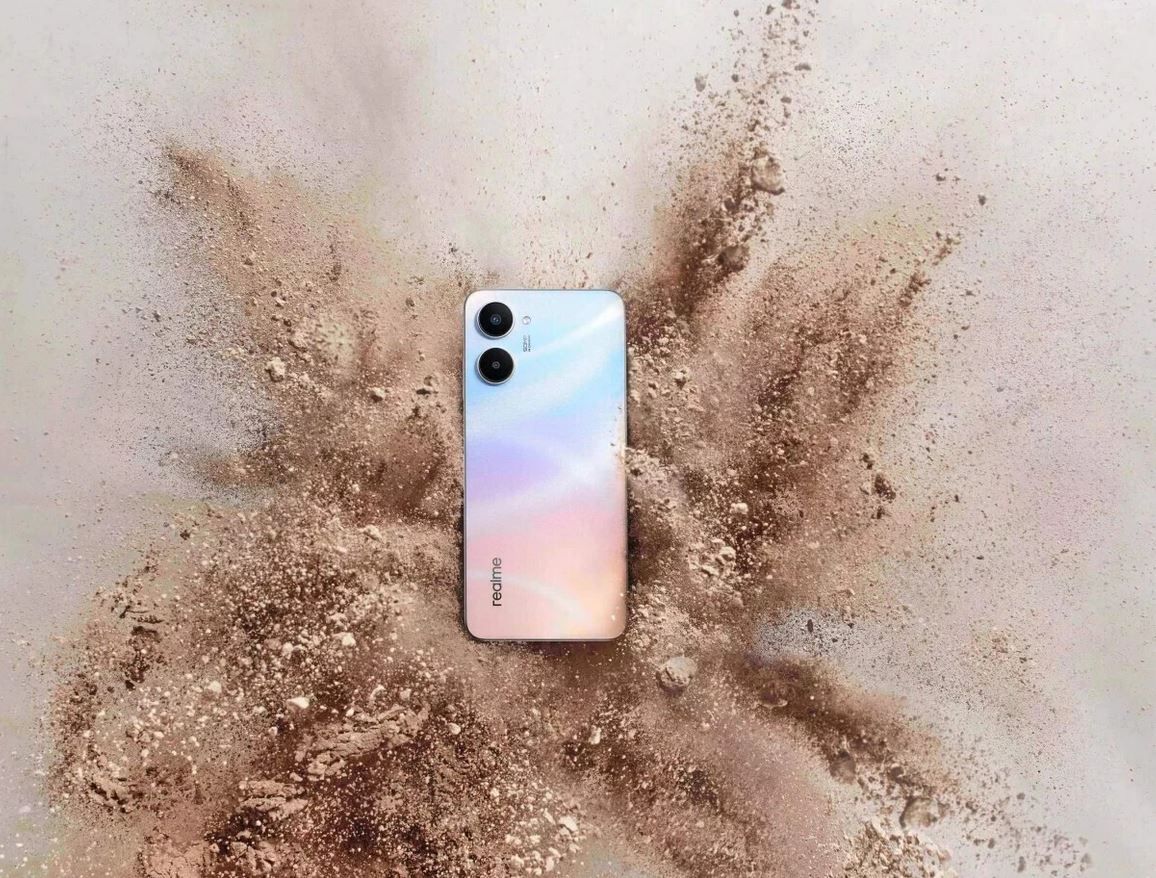 Realme 10: la parte trasera es de cristal brillante con un degradado atractivo