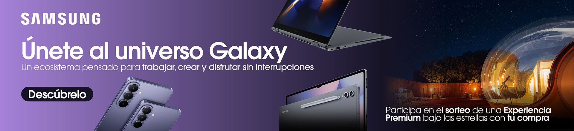 Descubre el universo Galaxy y gana una experiencia premium para 2 personas