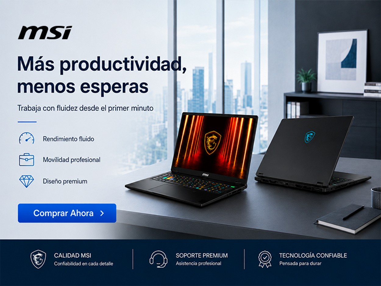 Ofertas en portátiles MSI para uso profesional y creadores