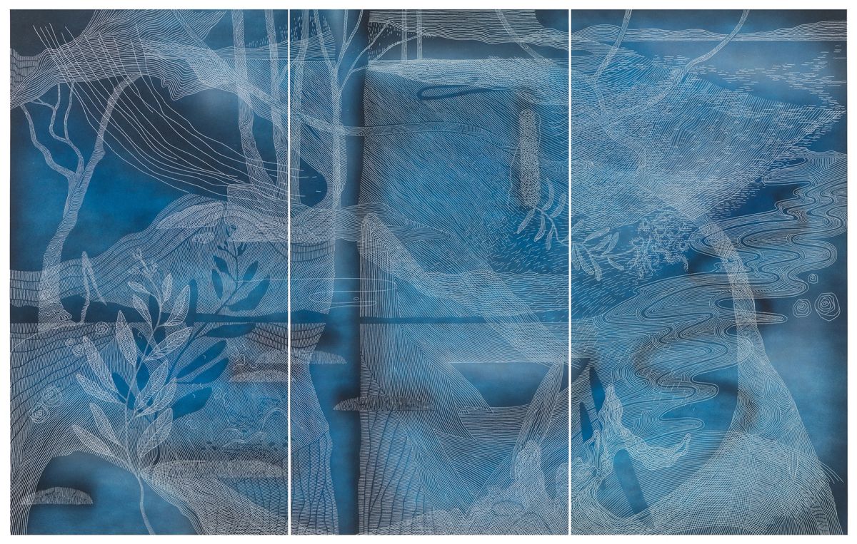 2021 Acquisitive Award winner, Melissa Smith, Listen Deeply - Lake Sorell, 2021