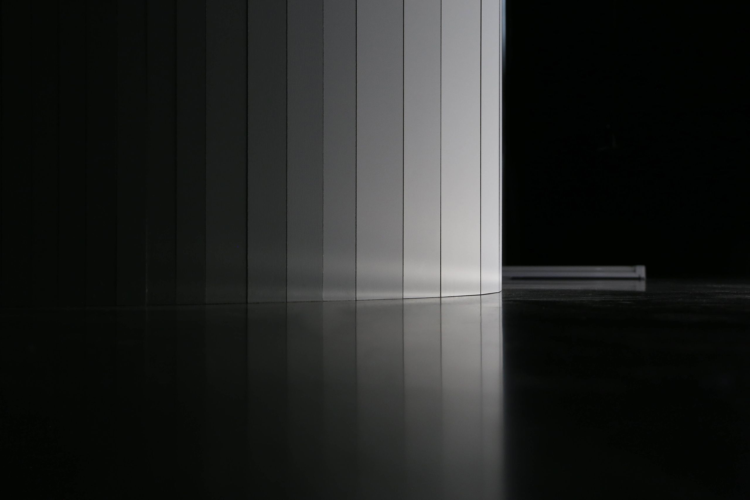 Projet de diplôme master design espace et communication rachel hoffmann, trois dispositifs circulaires autour de la question de la perception et du point de vue, jeu de lumière