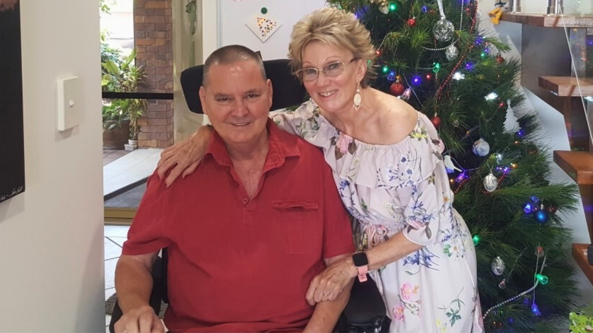 Household Capital customers John and Nan Poole smile to camera