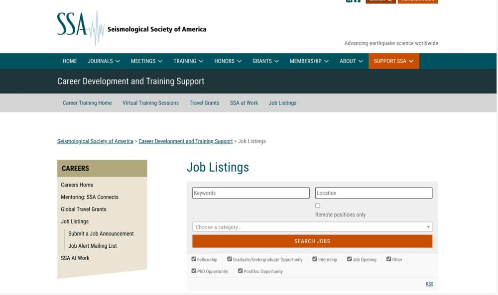 image of SSA Job Listings