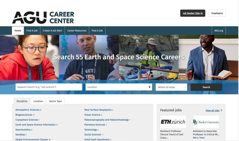 image of AGU Career Center