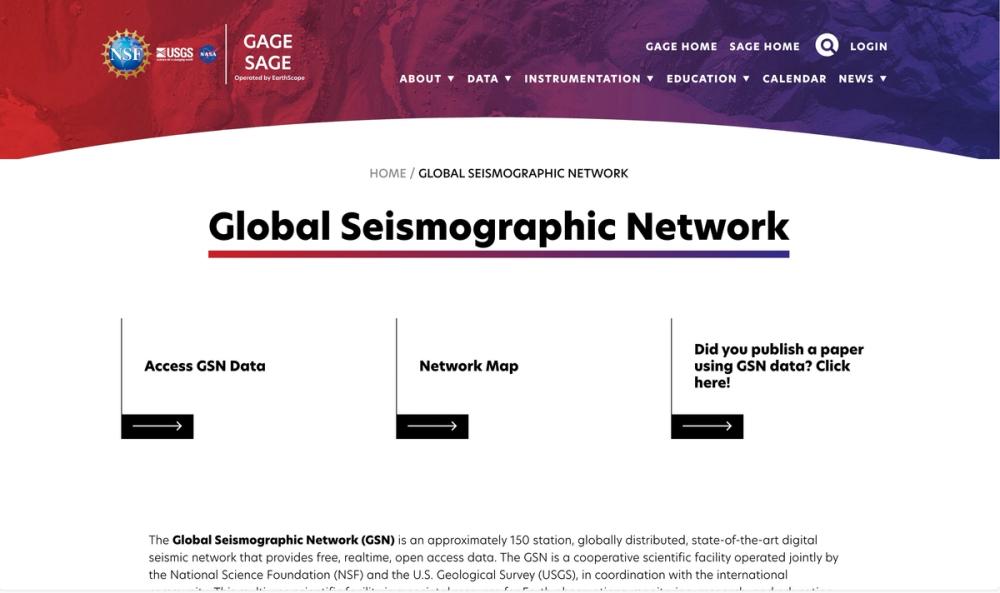 image of Global Seismographic Network