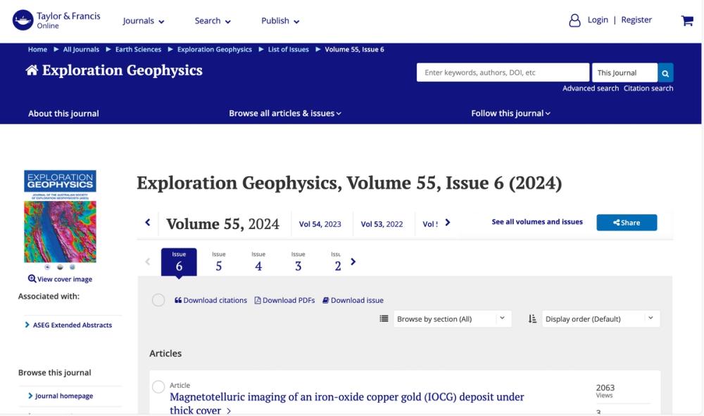 image of Exploration Geophysics