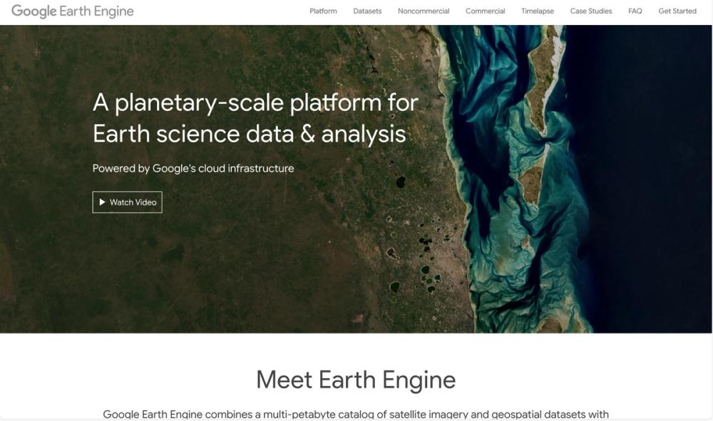 image of Google Earth Engine