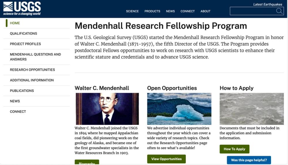 image of Mendenhall Research Fellowship Program