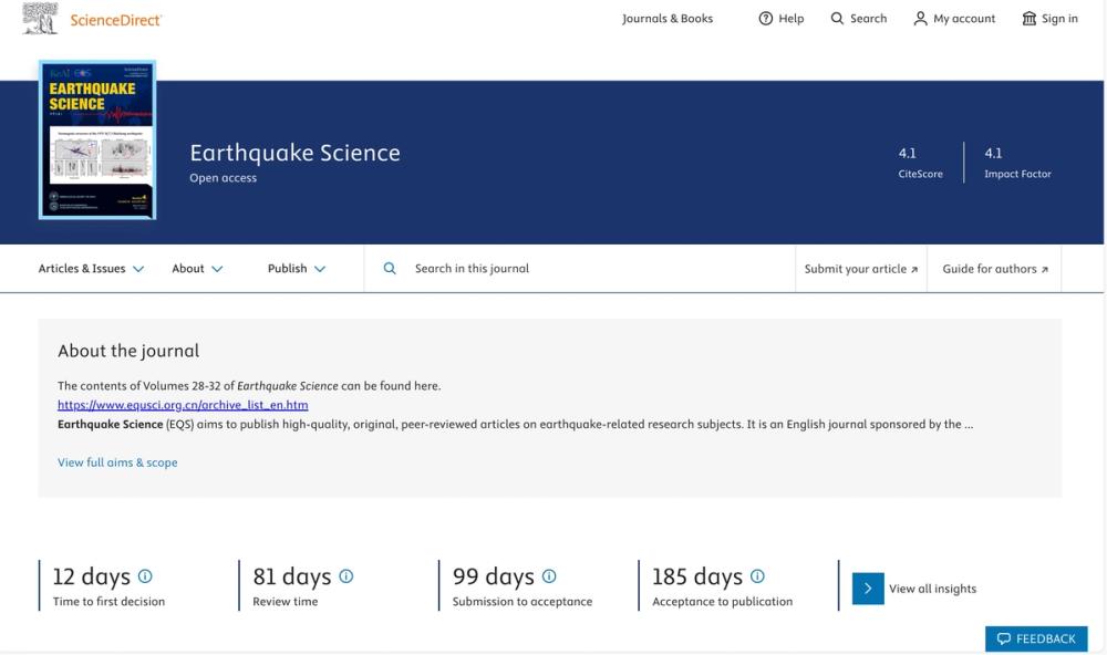image of Earthquake Science
