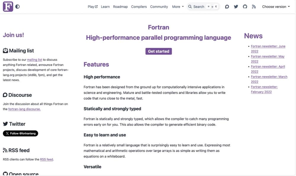 image of Fortran Programming Language
