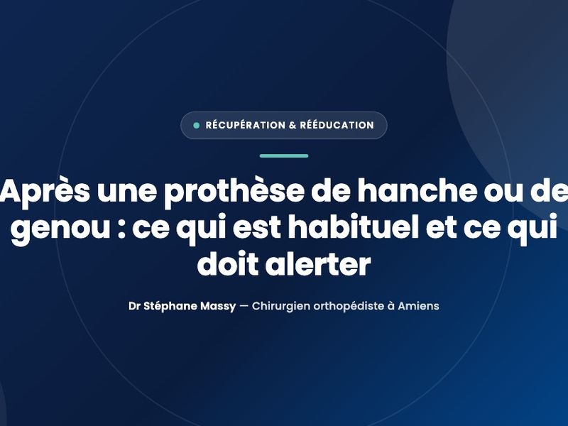 Personne marchant avec une canne pendant la convalescence après la pose d'une prothèse articulaire