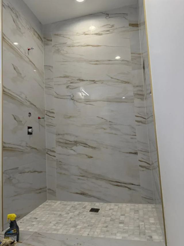 Project photograph published on the Albaner Tile and Stone website