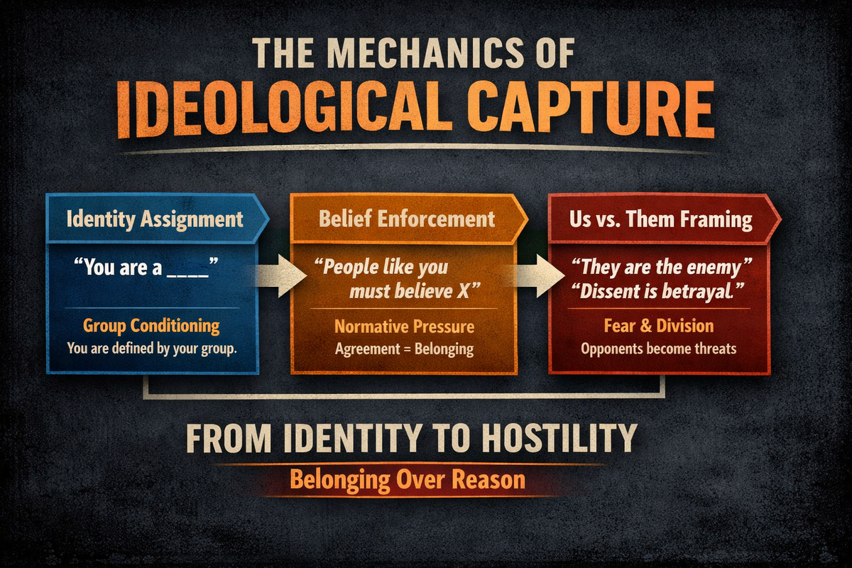 A Manual to Brainwash a Subset of the Population - The Mechanics of Ideological Capture and Macro-Cult Construction