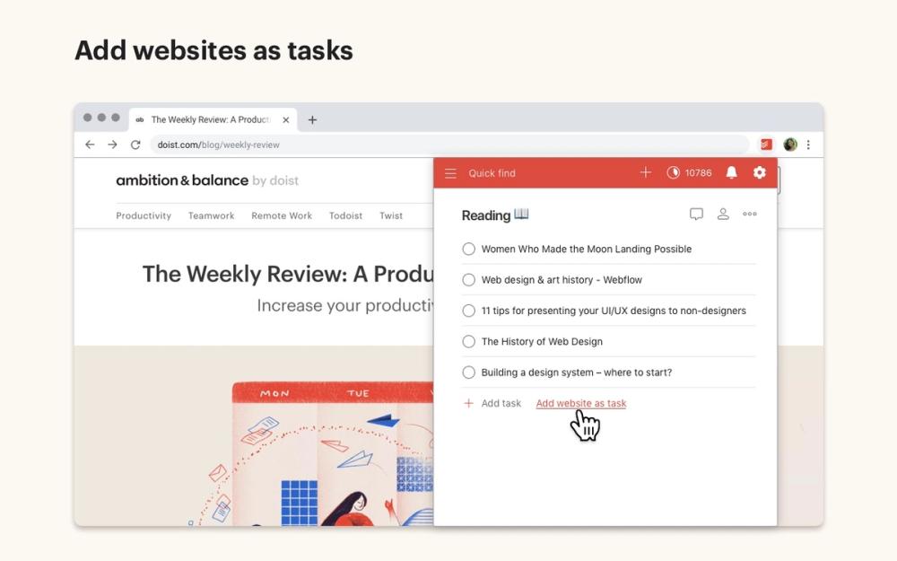 image of Todoist for Chrome