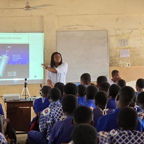 Inside the classroom: how does a telescope actually work?