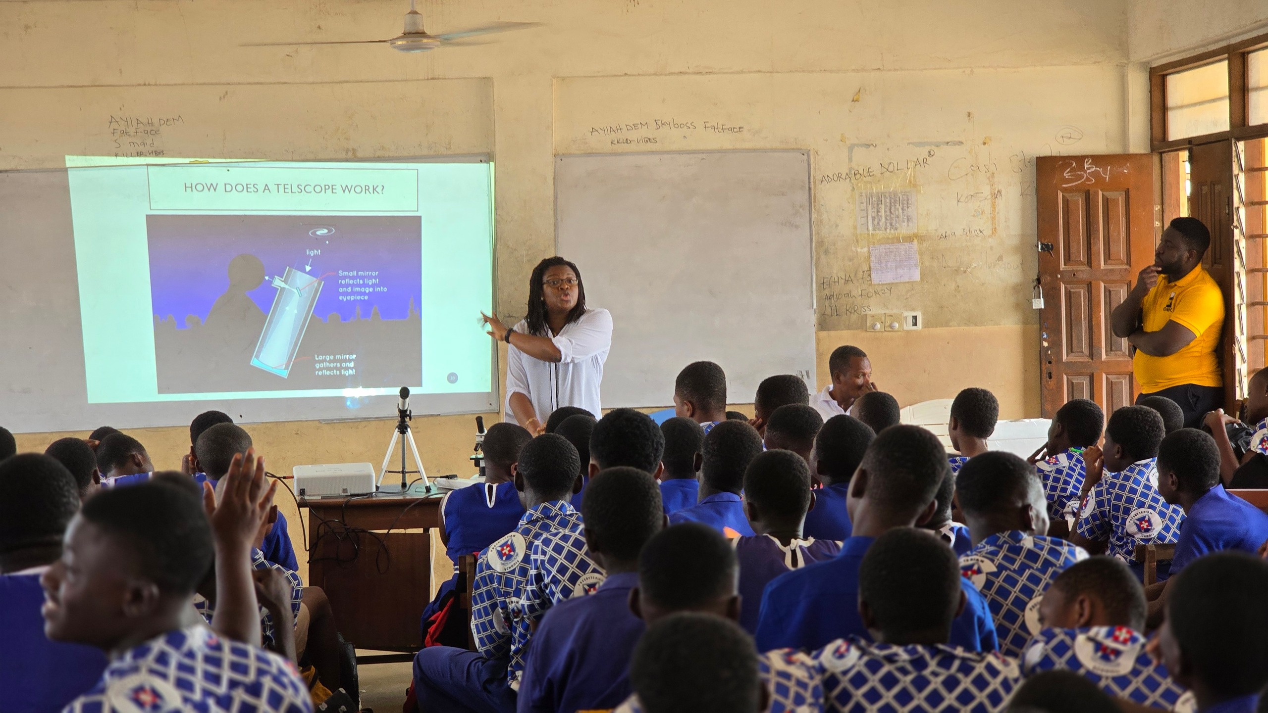 Inside the classroom: how does a telescope actually work?