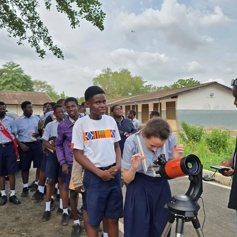 School Visit to the University of Ghana Basic School