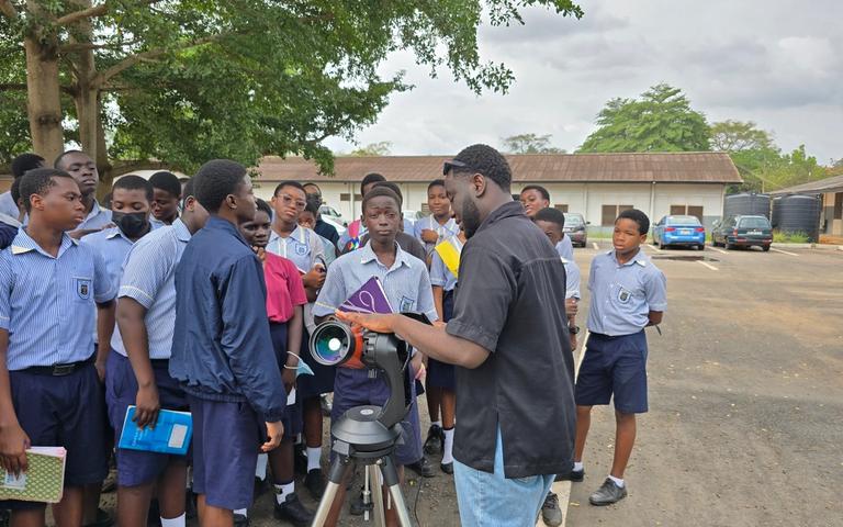 School Visit to the University of Ghana Basic School