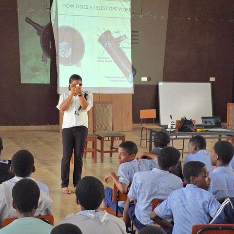 School Visit to the University of Ghana Basic School