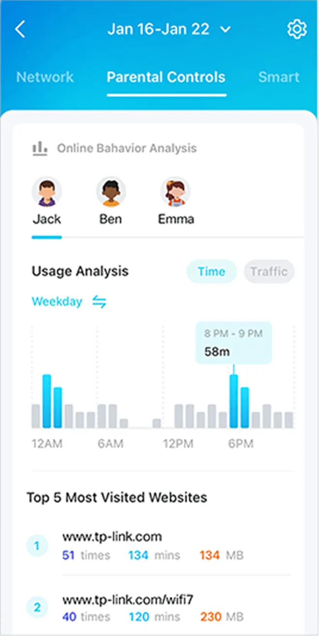 Real-time security alerts screenshot