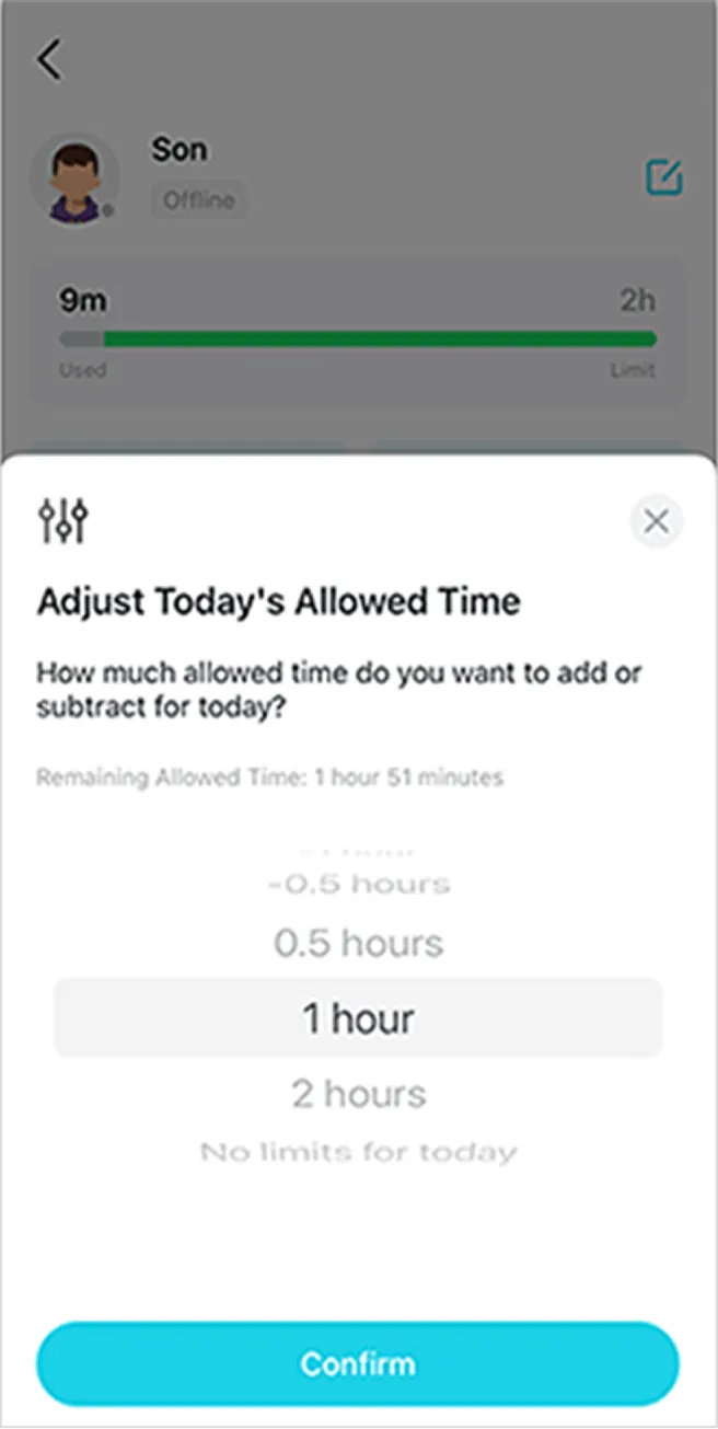 Time rewards screenshot