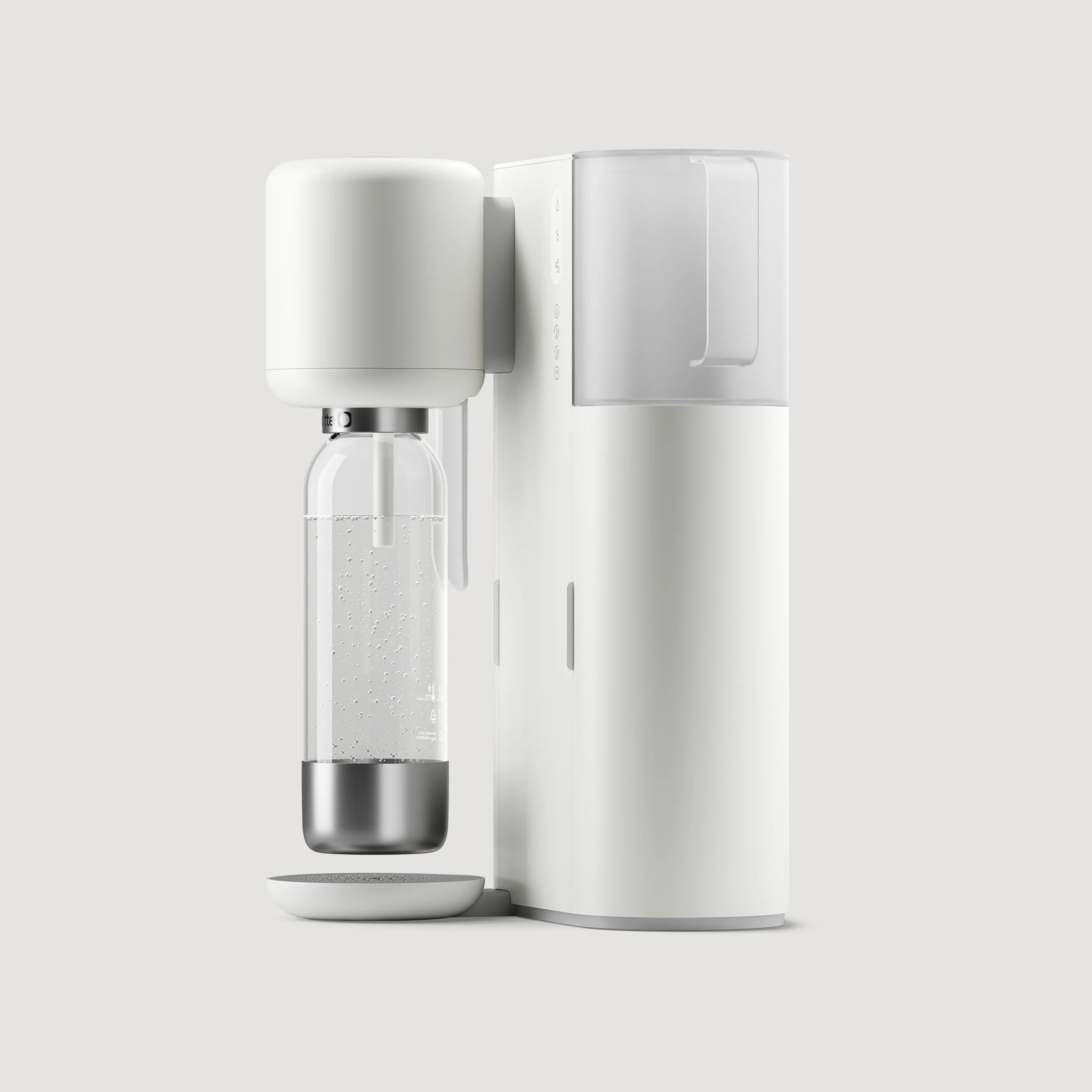 Side view of the Mitte water purifier