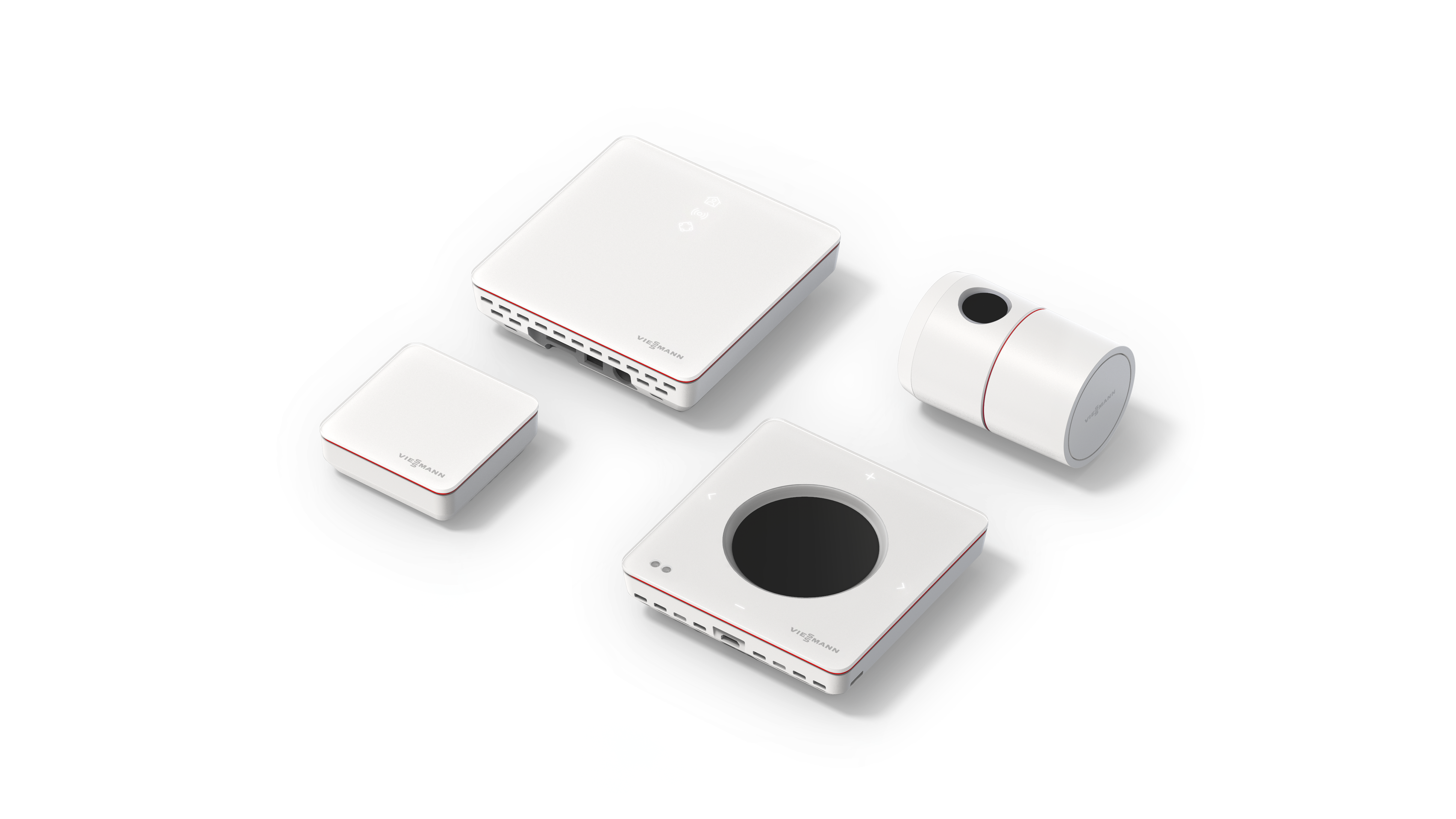 The Viessmann ViCare smart heating portfolio in front of a transparent background