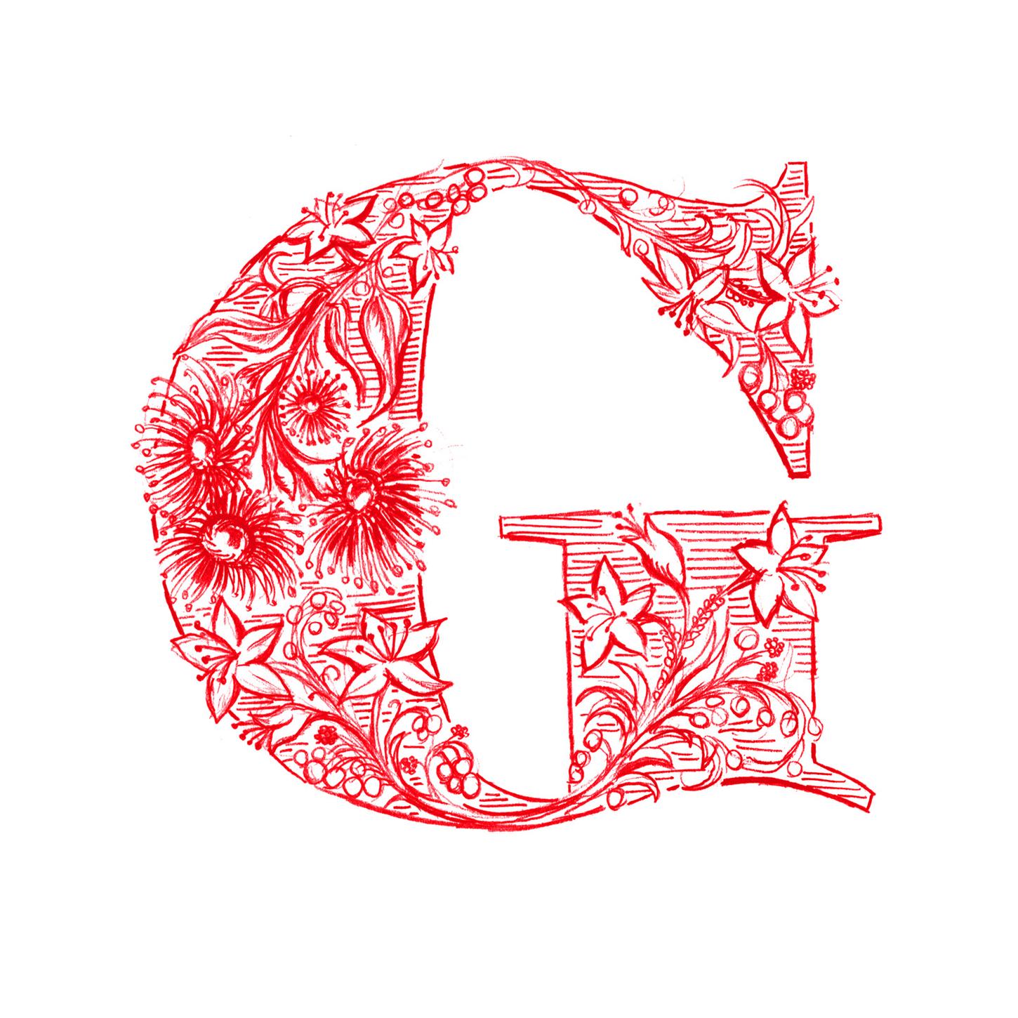 Glendside G – Sketch – Jamie Clarke Type