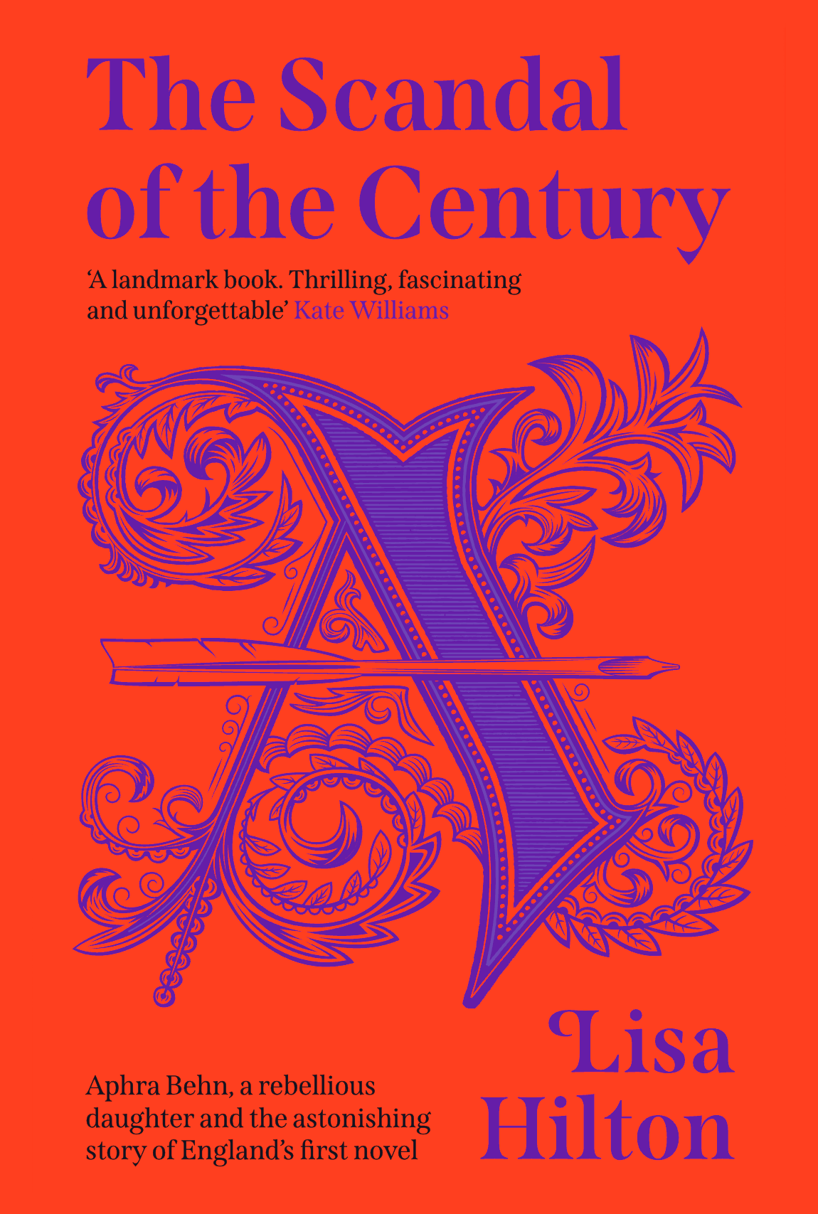 The Scandal of the Century – book cover design– Jamie Clarke Type