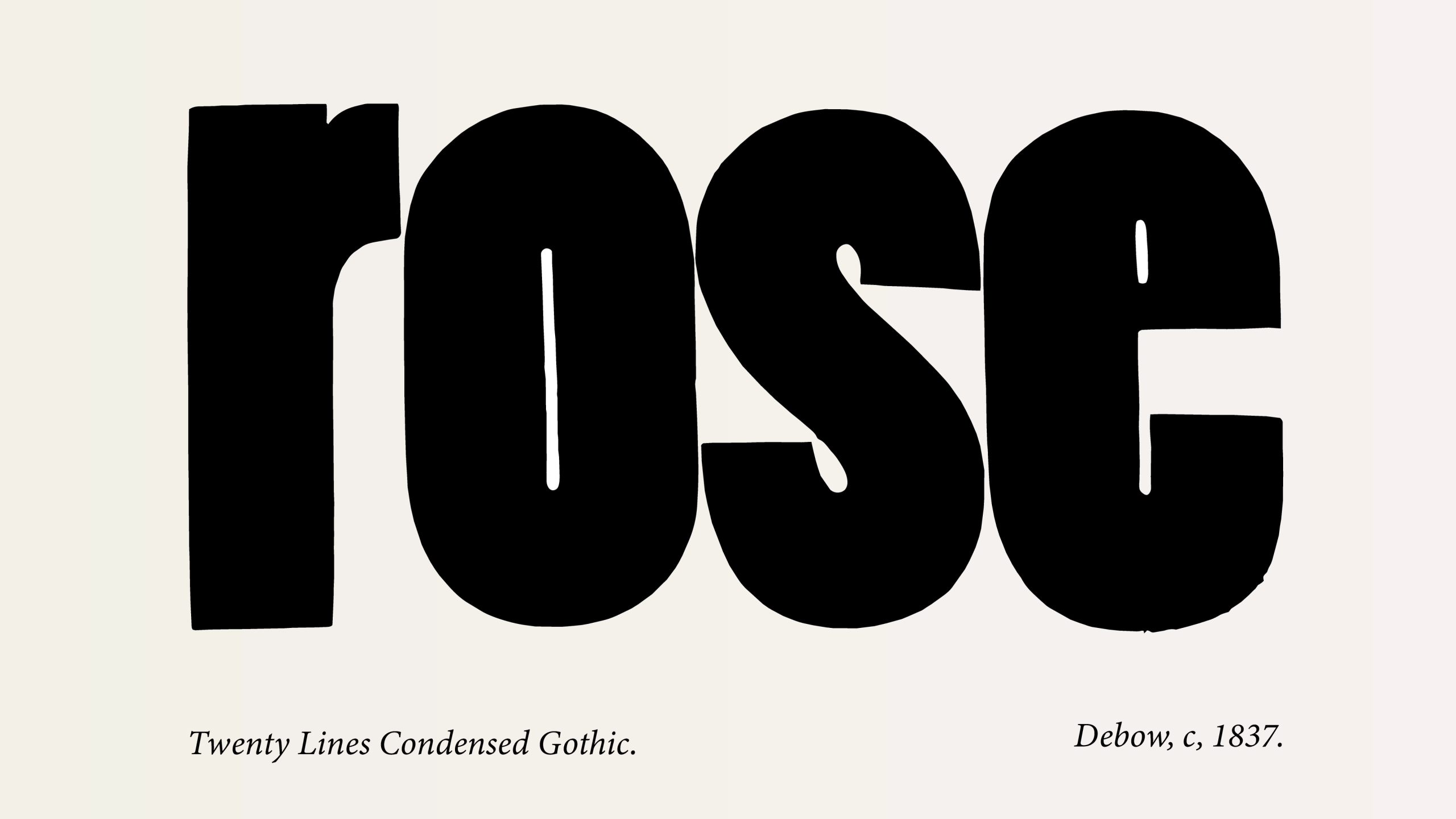 J. M. Debow, c. 1837 — from American Wood Type by Rob Roy Kelly