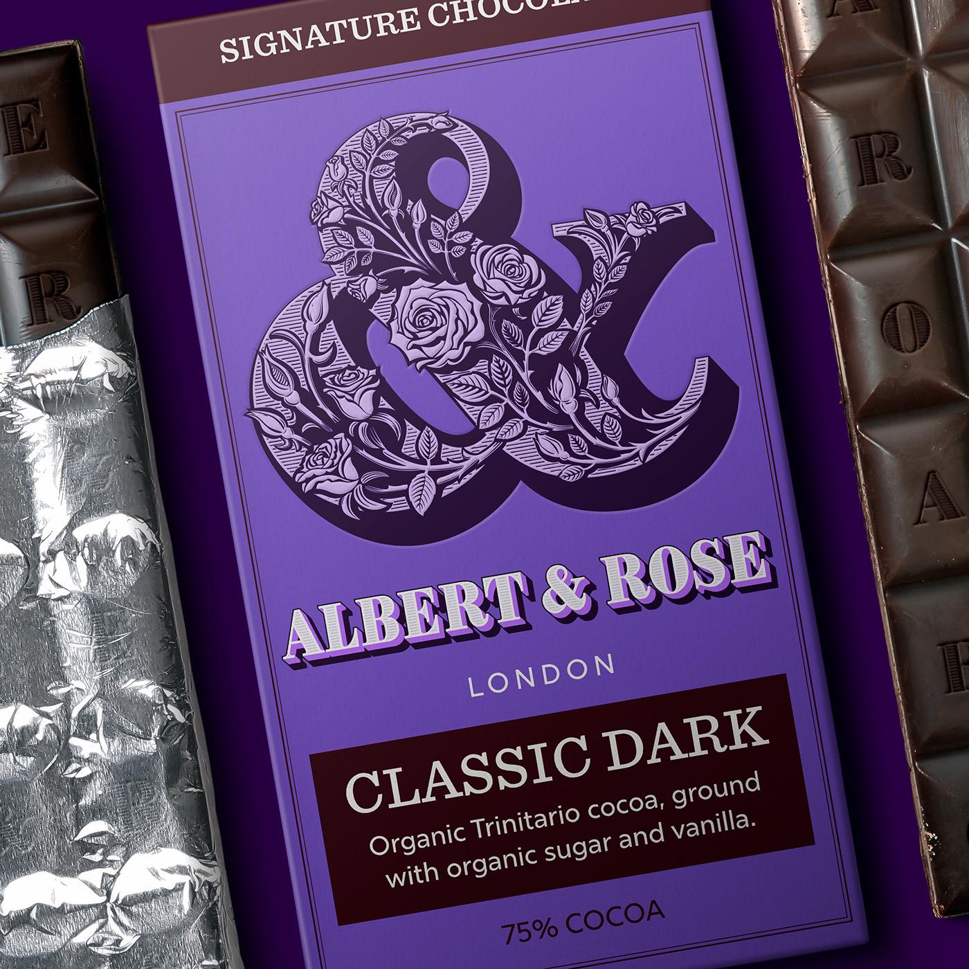 Ornate Ampersand monogram illustration