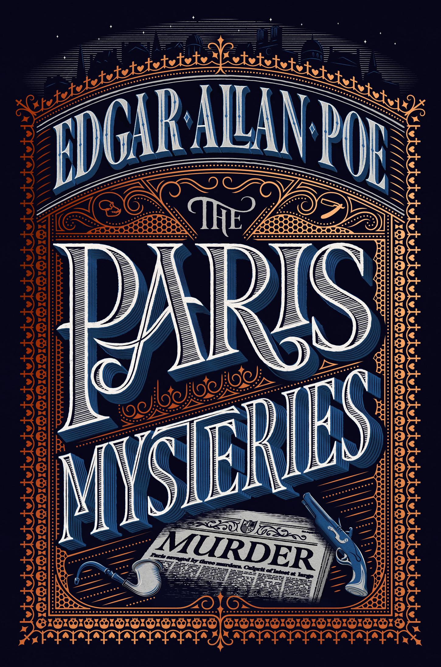 The Paris Mysteries book cover design – Jamie Clarke Type