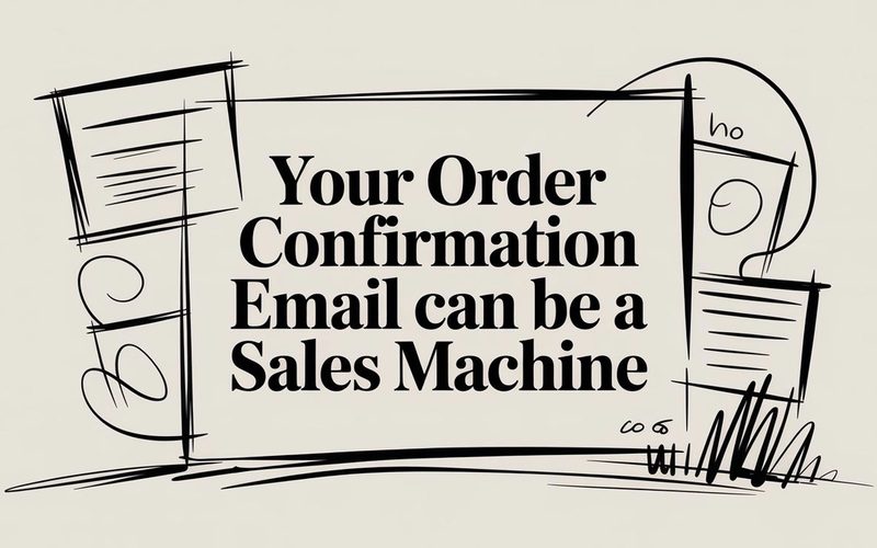 Your Order Confirmation Email Can Be a Sales Machine