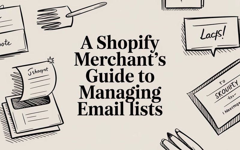 A Shopify Merchant's Guide to Managing Email Lists