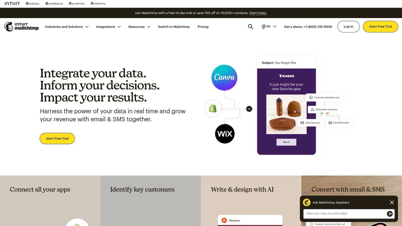 Mailchimp's visual journey builder showcasing drip campaign automation